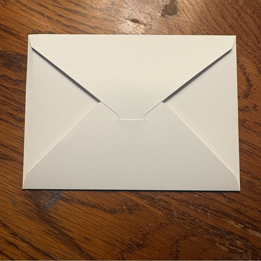 New Dior Elegant White Thank You Card - Picture 5 of 6